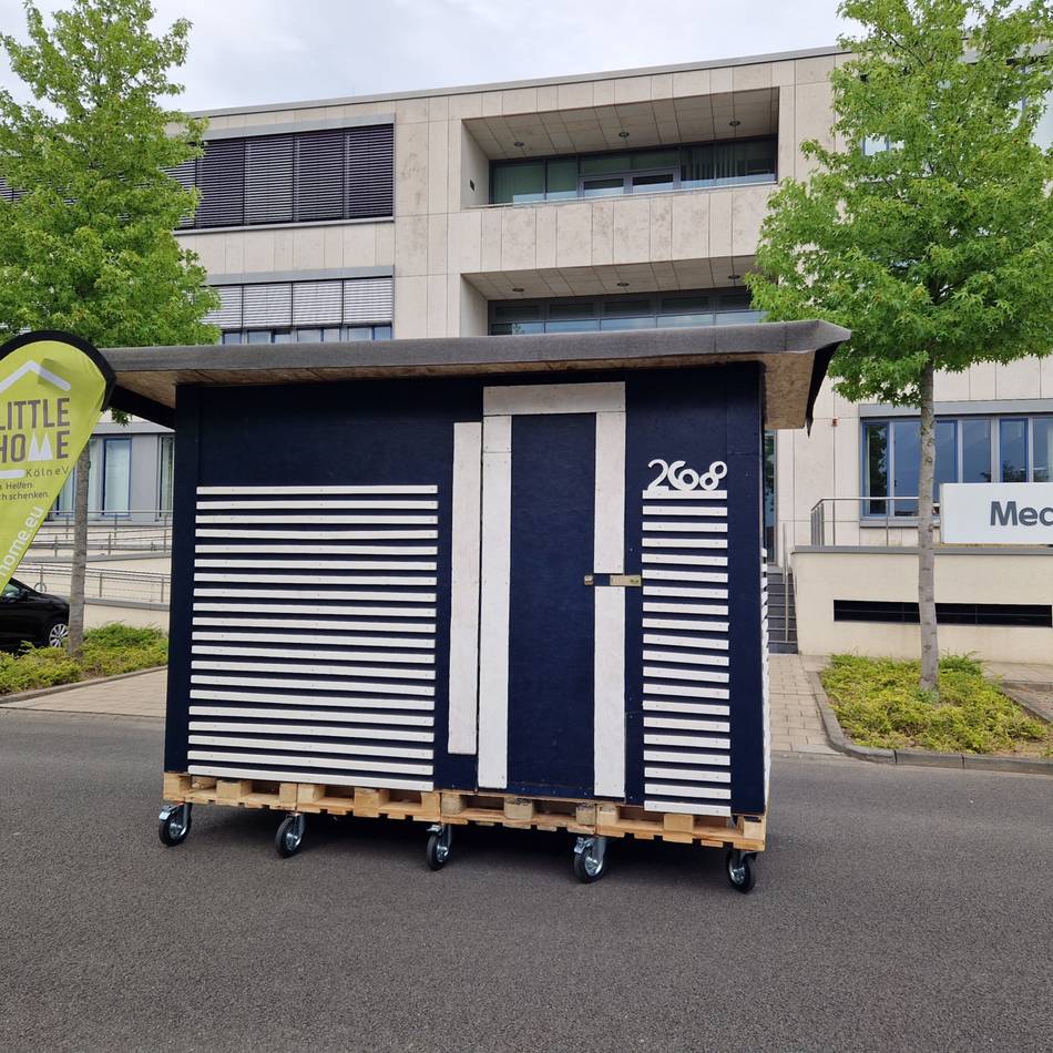 Soziales Engagement in Meerbusch: Medtronic baut „Little Homes“ für Obdachlose