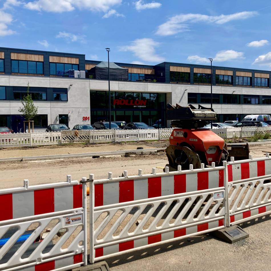 Segropark in Düsseldorf-Benrath: Neues Werk für Rollon zum Firmenjubiläum