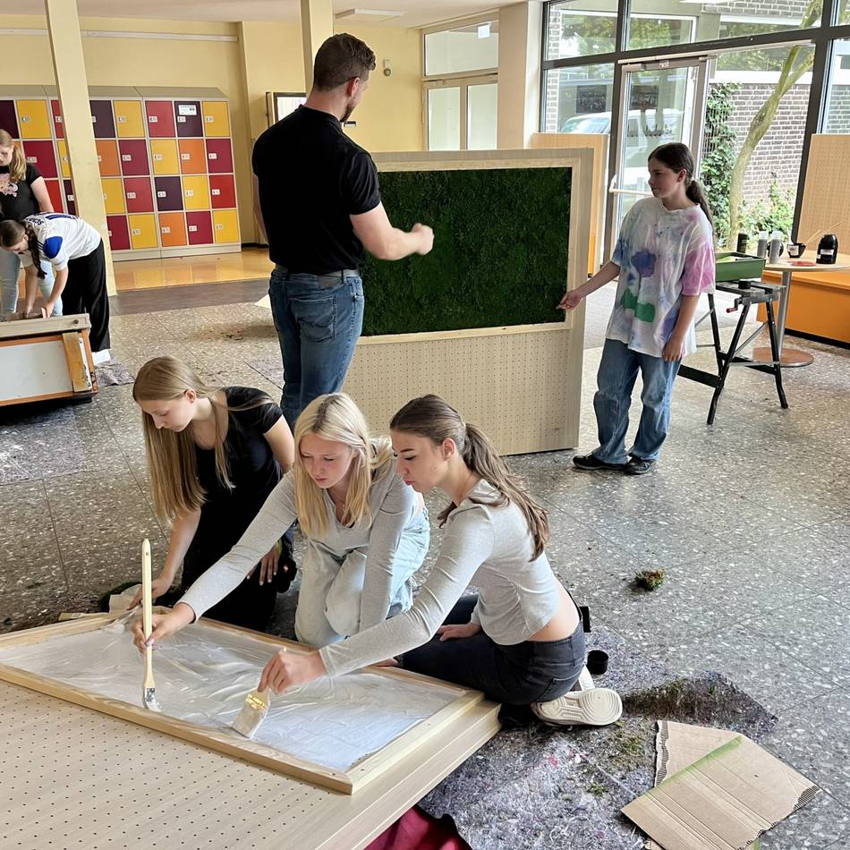 Bessere Atmosphäre: Gocher Realschüler sorgen für einen grüneren Lernort