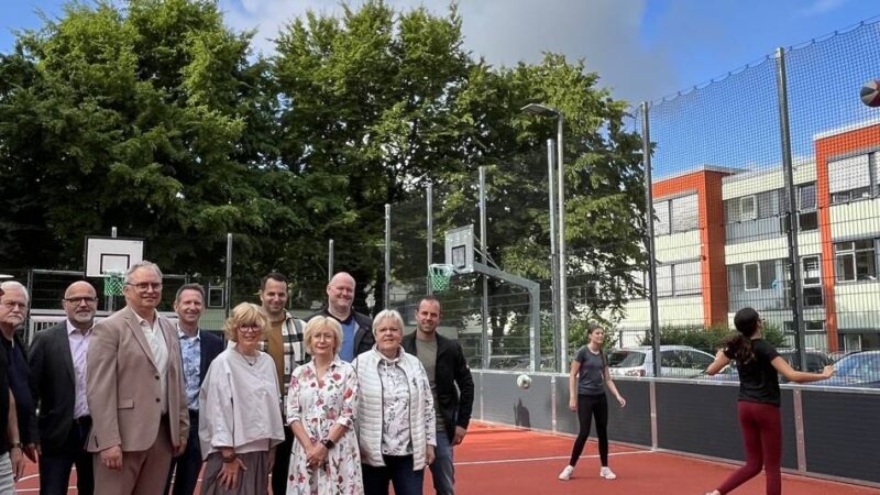 Geöffnet für alle Sportler: Kalkar eröffnet „Sportkäfige“ nicht nur für Schüler