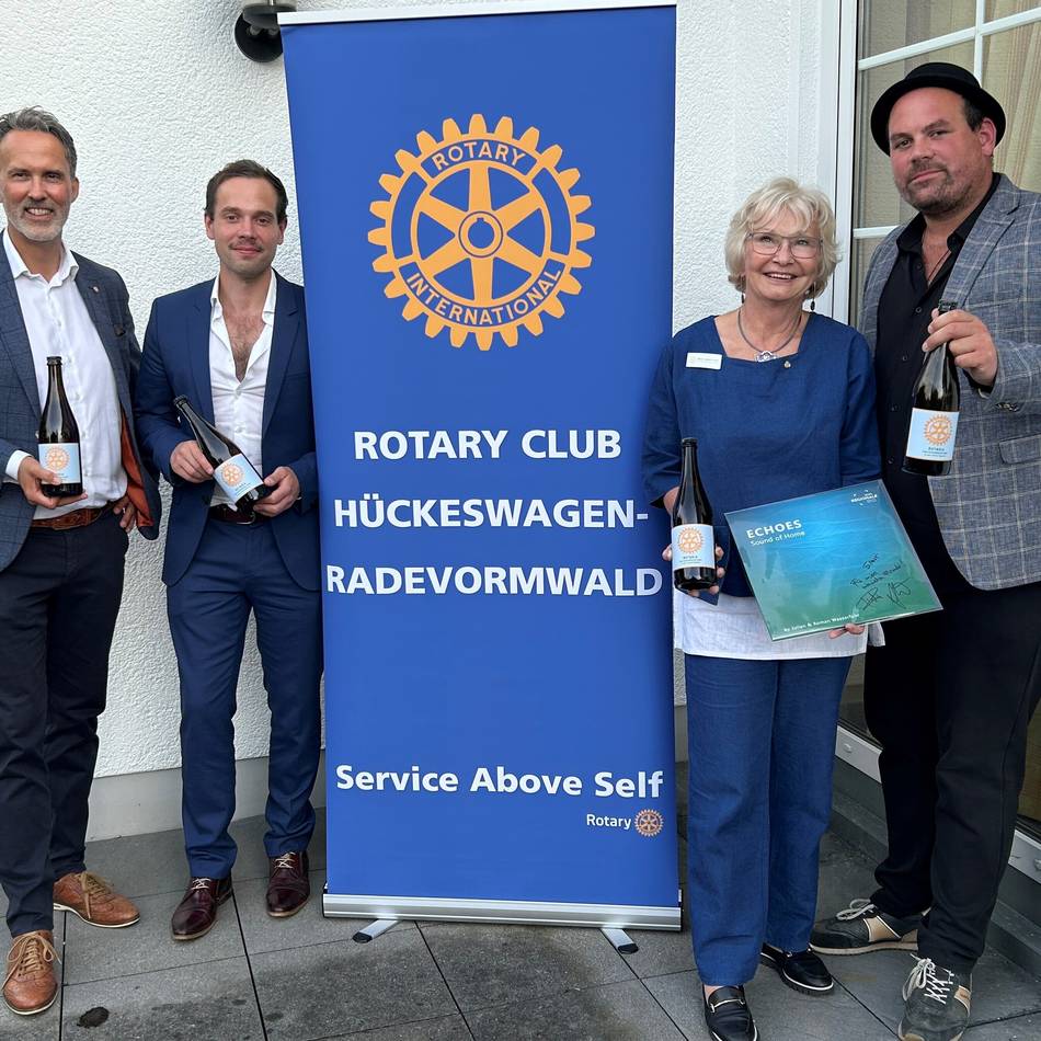 „Rotaria“ aus Hückeswagen: Jazz-Brüder brauen exklusive Biersorte für den Rotary-Club