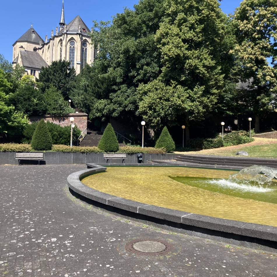 Hohe Temperaturen: Die Hitze fegt die Gladbacher Innenstadt leer