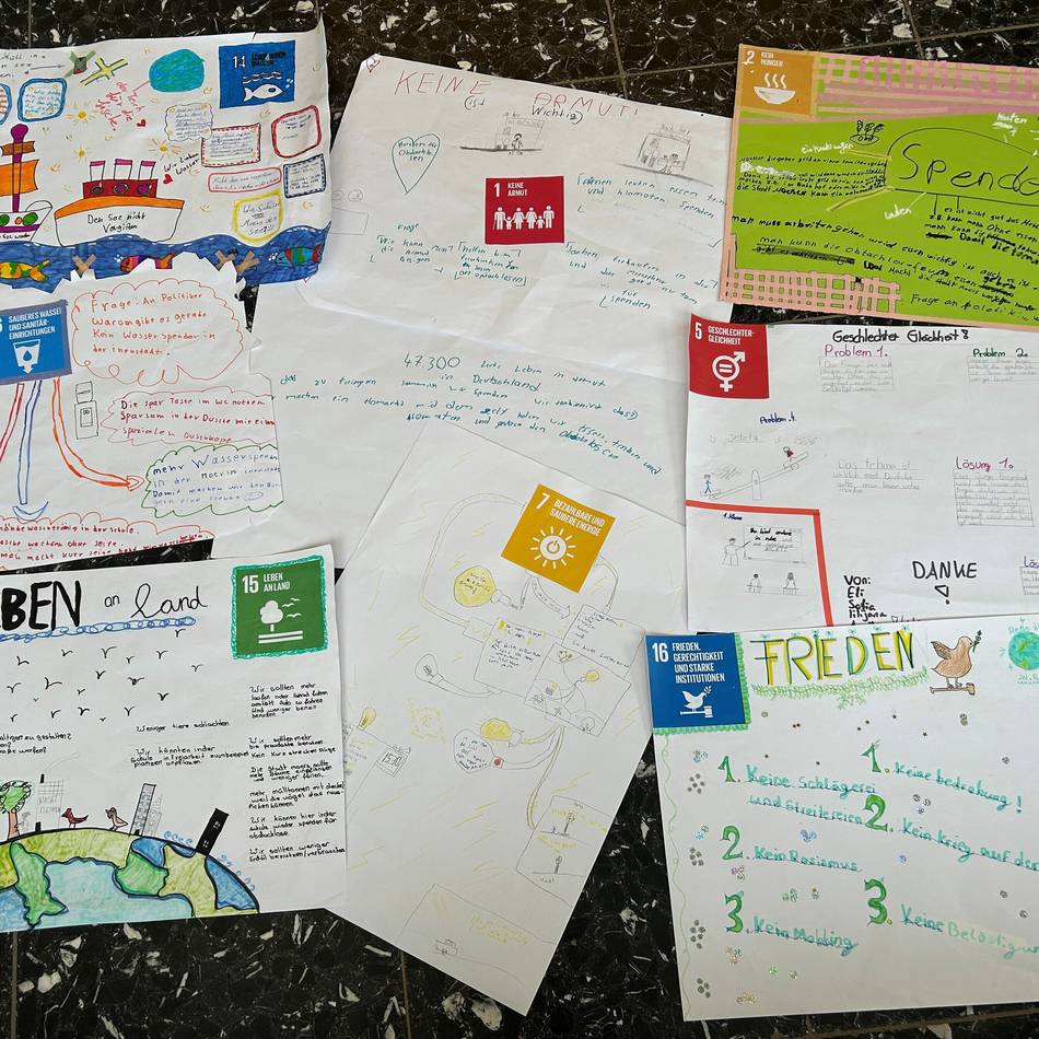 Projekt in Moers: Kinder und Jugendliche setzen Zeichen für Klimaschutz