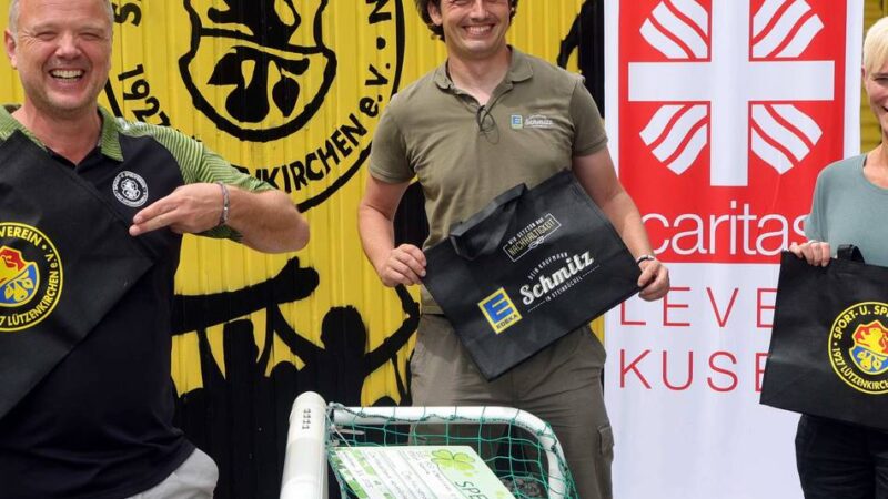 SSV Lützenkirchen unterstützt Caritas: Atempause für Obdachlose im Ferienpark