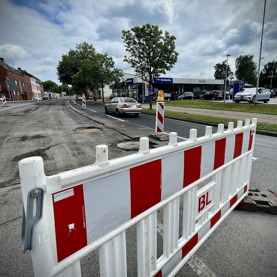 Von Spureinziehung bis Vollsperrung: So steht es um die Baustellen in Mönchengladbach