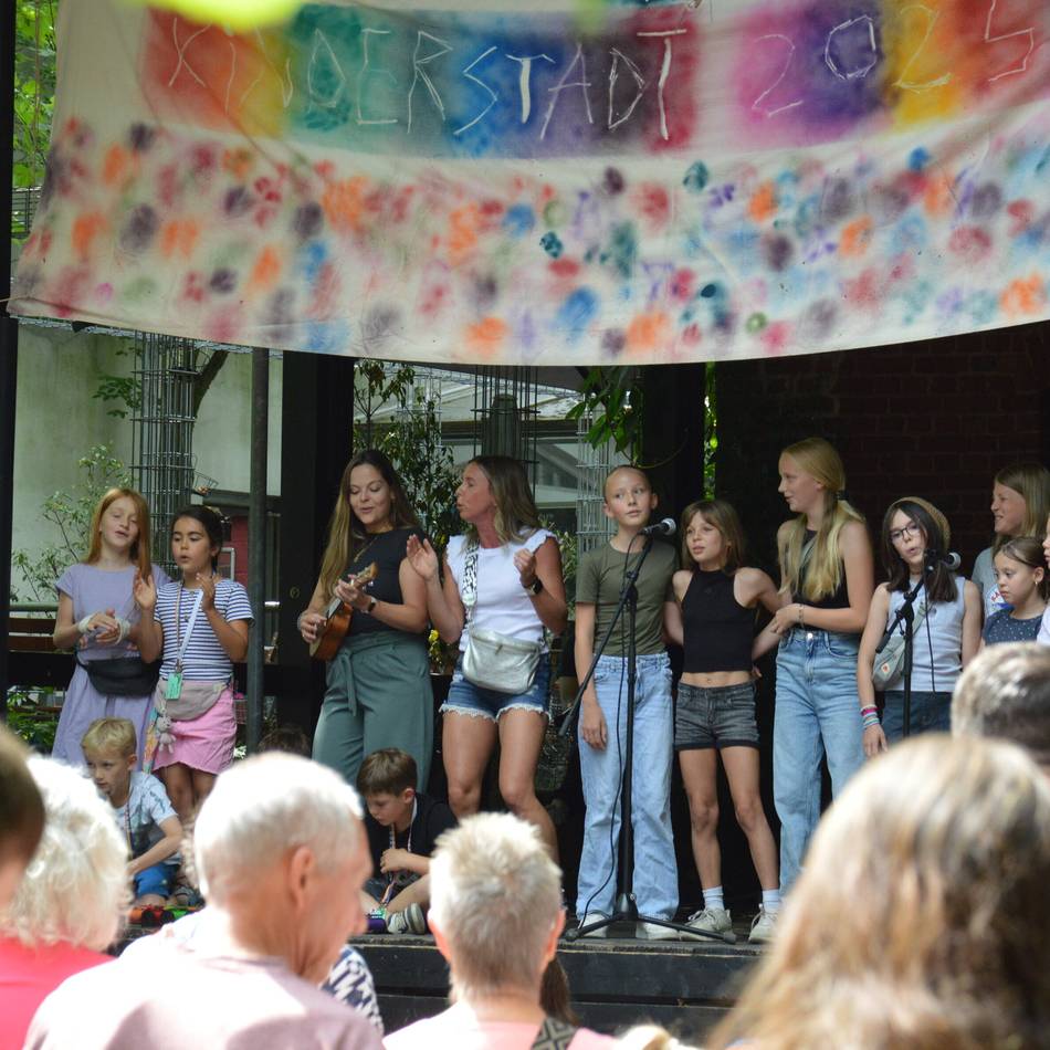 Sommerferienprojekt in Wermelskirchen: Kinderstadt endet mit großem Fest – und ein bisschen Wehmut