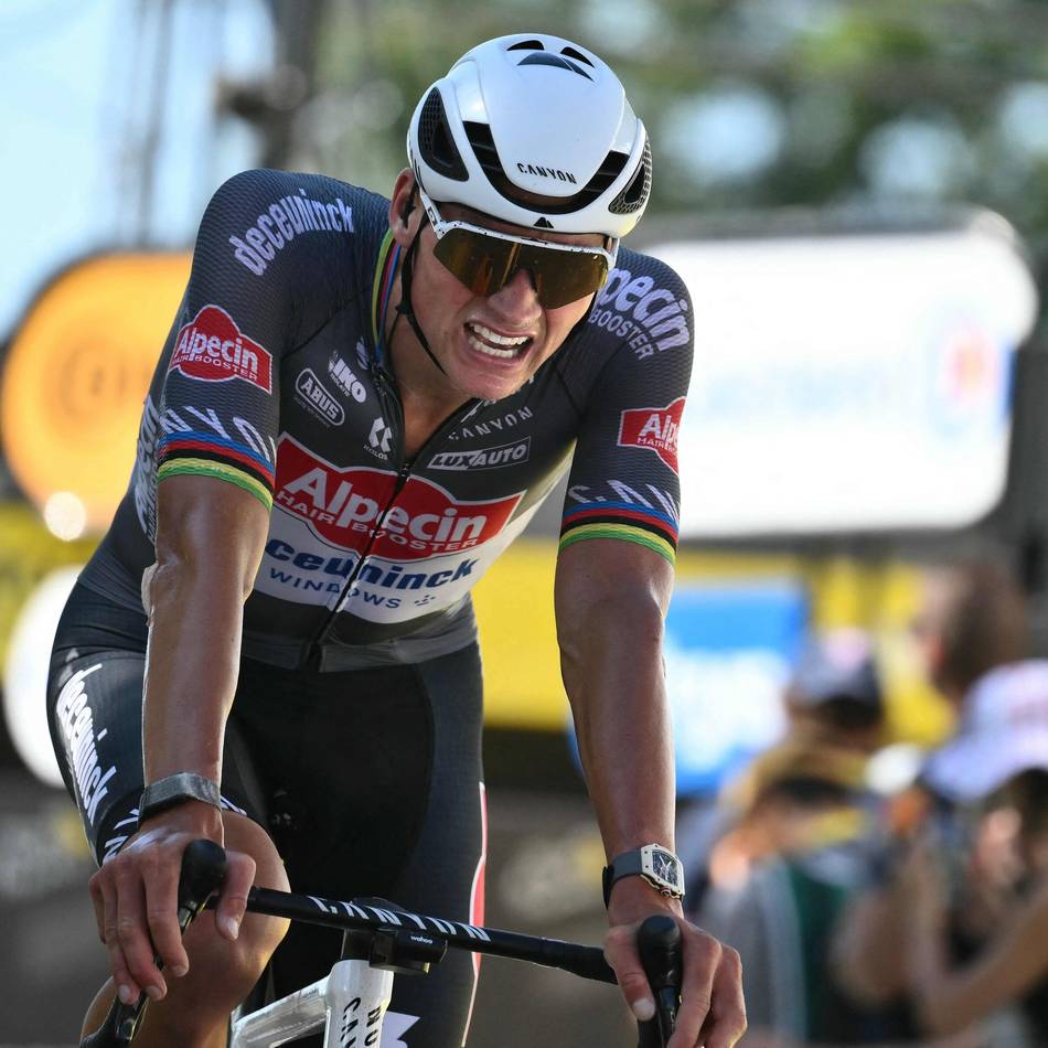 Tour de France: Sekunden-Krimi – van der Poel erobert das Gelbe Trikot zurück