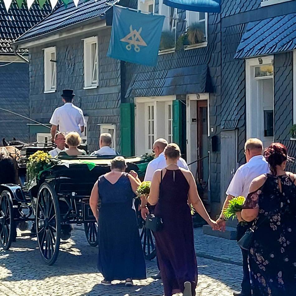 Schützenfest in Hückeswagen: Schloss-Sanierung – Schützenumzug wird leicht abgeändert