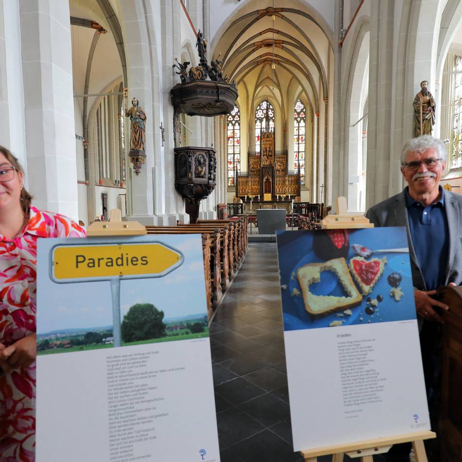 Ausstellung in der St.-Peter-Kirche Rheinberg: Zwölf Texte des Kirchenmenschen Hüsch