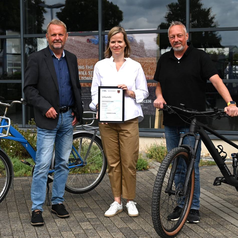 Wettbewerb für Klimaschutz: Lemken stellt beim Stadtradeln Alpens erfolgreichstes Team
