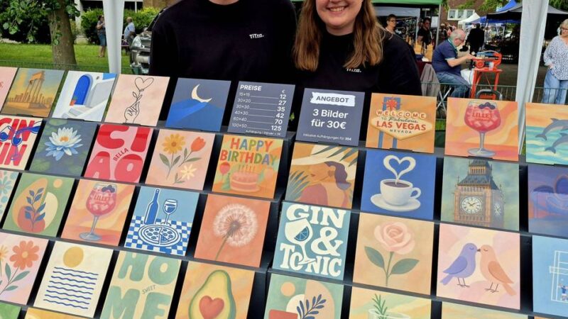 Im Rahmen des Nachmittagsmarktes: Weinfest auf dem Markt in Ossenberg