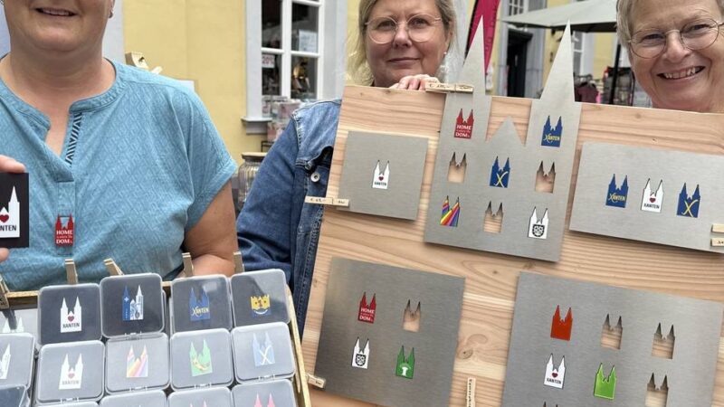 „Xanten DomPin“: Xantens Dom gibt’s jetzt zum Sammeln und Anstecken