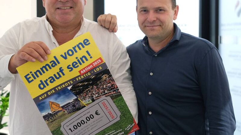 Entscheidungen am 8. August: Ratingen 04/19 setzt auf die bewährte Trikotverlosung