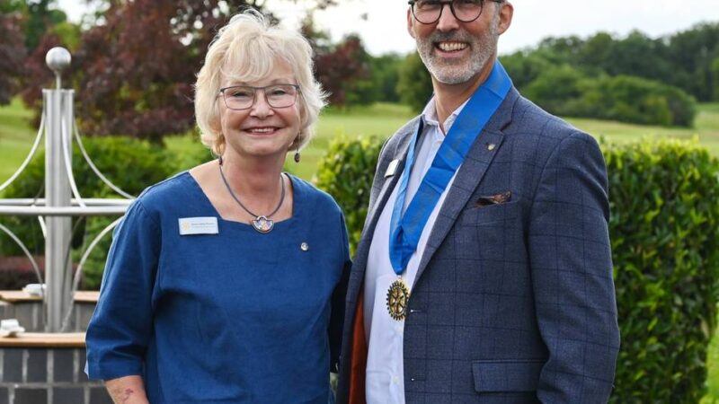 Rotary-Club Hückeswagen-Radevormwald: Von Frau zu Mann – Präsidenten-Wechsel bei Rotariern