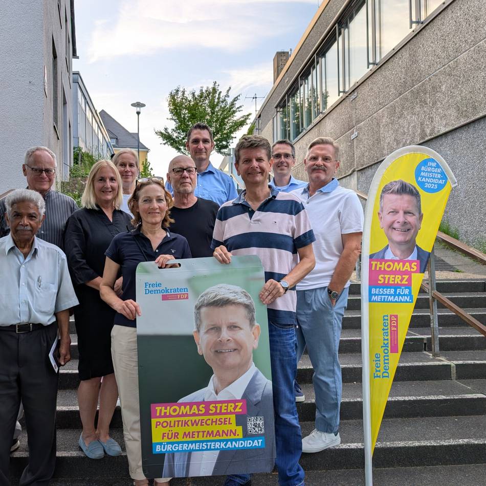 Liberale in Mettmann: FDP startet mit neuen Vorstand in Kommunalwahlkampf