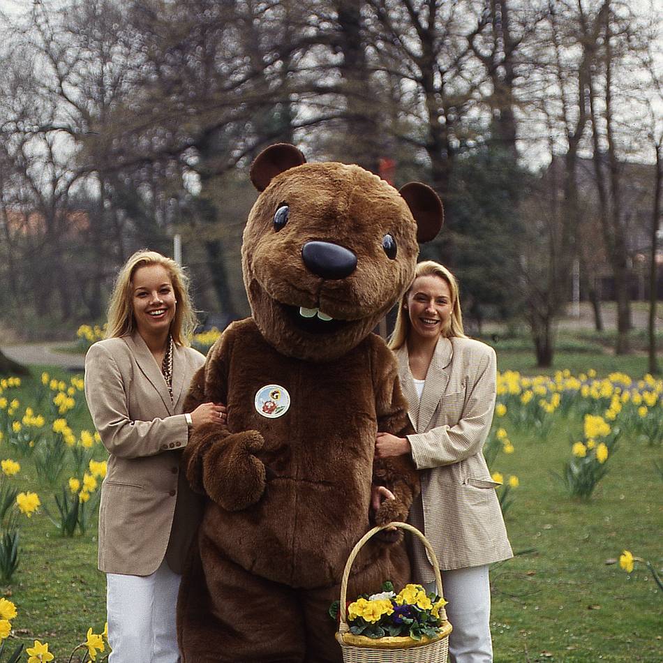 Tiktok-Kampagne der Stadt Grevenbroich: Gartenschau-Maskottchen „Beni Biber“ gibt nach 30 Jahren ein Comeback