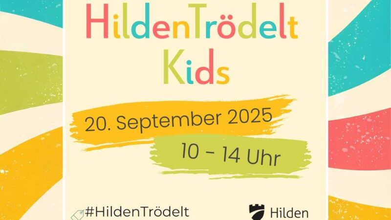 Neue Veranstaltung zum Weltkindertag: Hilden trödelt – exklusiv für Kinder