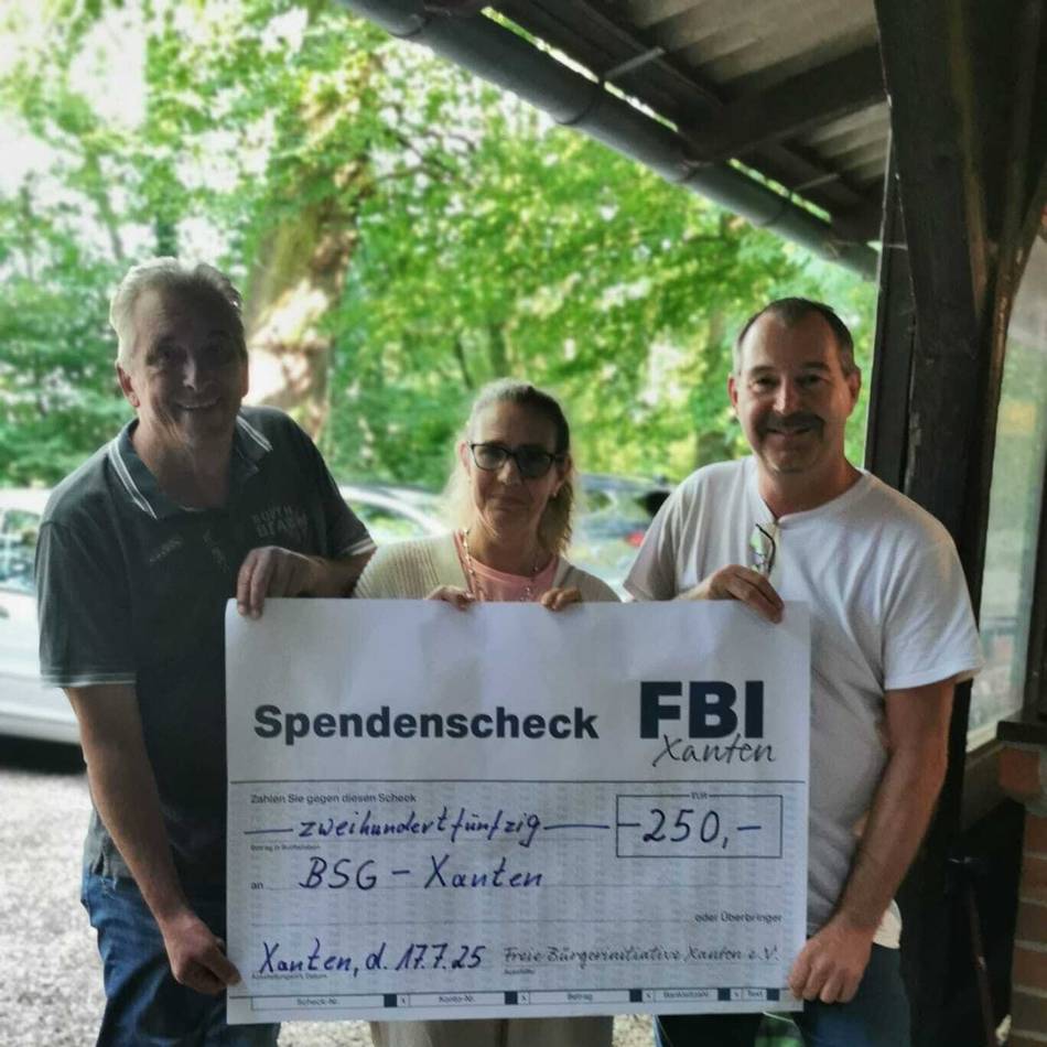 Kommunalwahl in Xanten: FBI gibt weniger für Wahlwerbung aus und spendet dafür an Vereine
