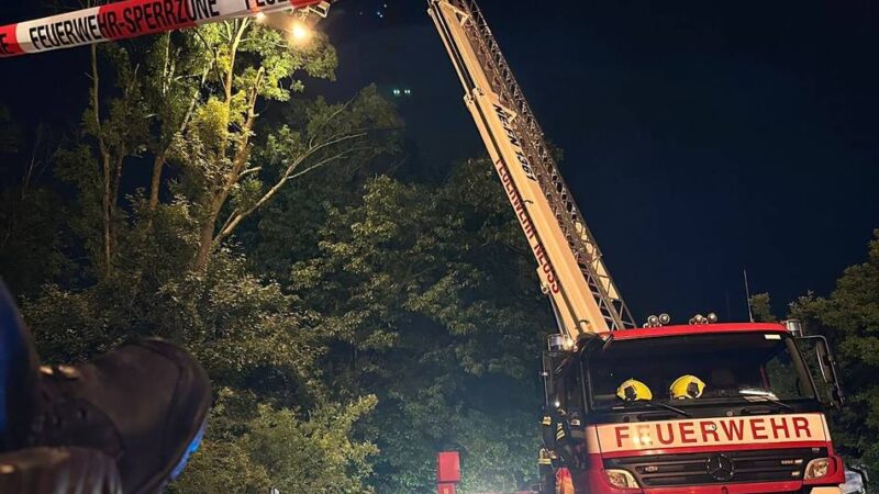 Zwei Einsätze für die Feuerwehr: Neuss vom Unwetter weitgehend verschont