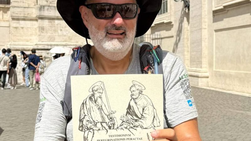 „Ich habe menschliche Herzlichkeit erlebt“: Erkelenzer pilgert zu Fuß nach Rom