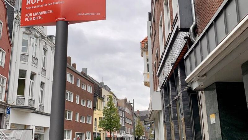 Emmerich: Freie Wähler kritisieren – Wahlplakate hängen zu früh