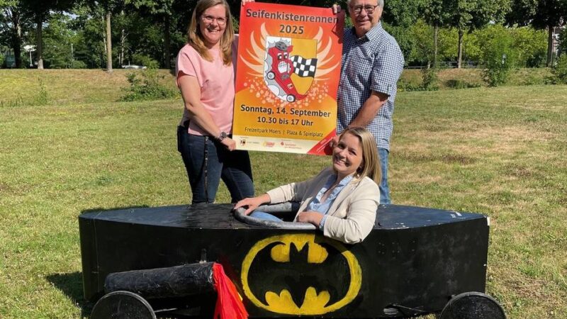 Veranstaltung in Moers: Seifenkistenrennen – auch für Senioren