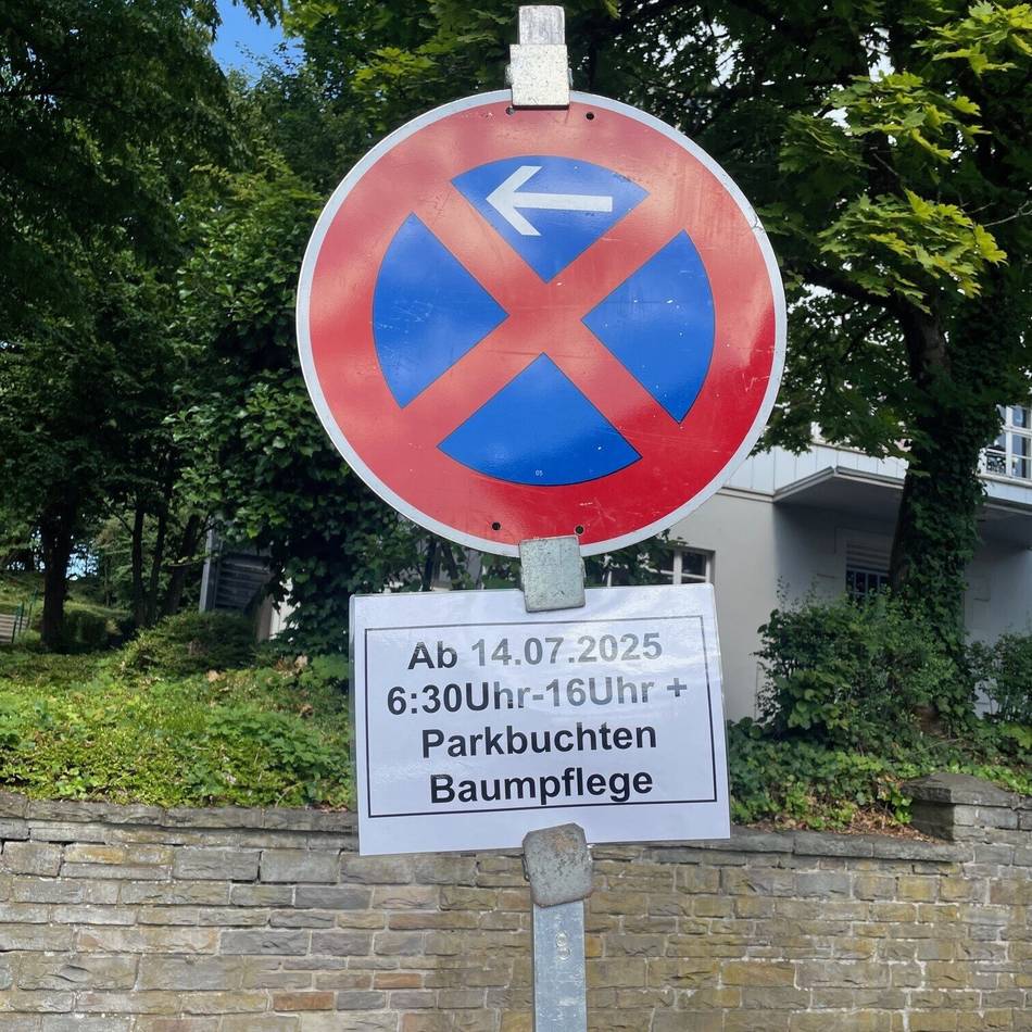 Parken in Wernelskirchen: Parkplätze wegen Baumpflegearbeiten gesperrt