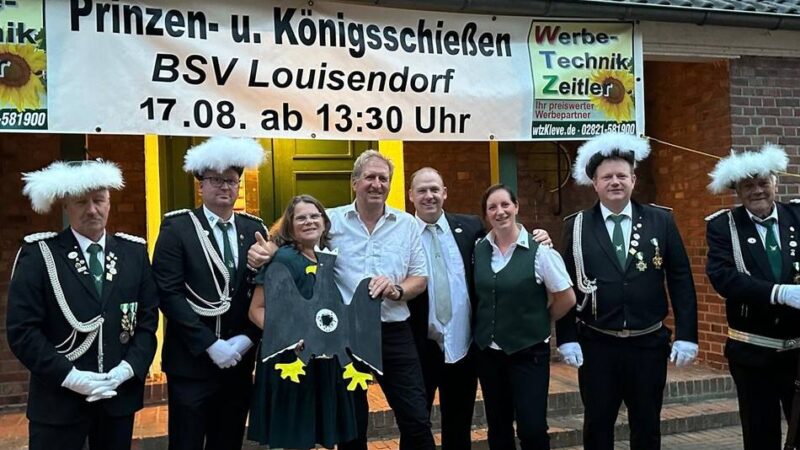 Kirmes steht bevor: Louisendorfer Bürgerschützen suchen neue Majestäten
