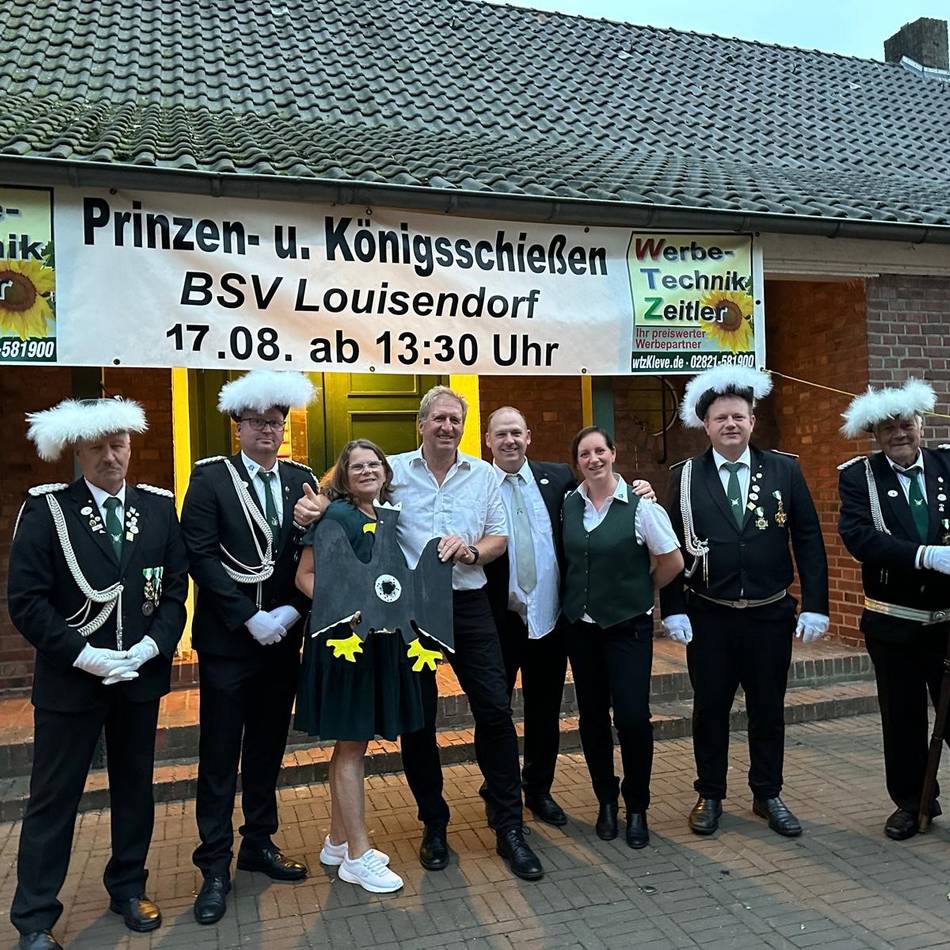Kirmes steht bevor: Louisendorfer Bürgerschützen suchen neue Majestäten
