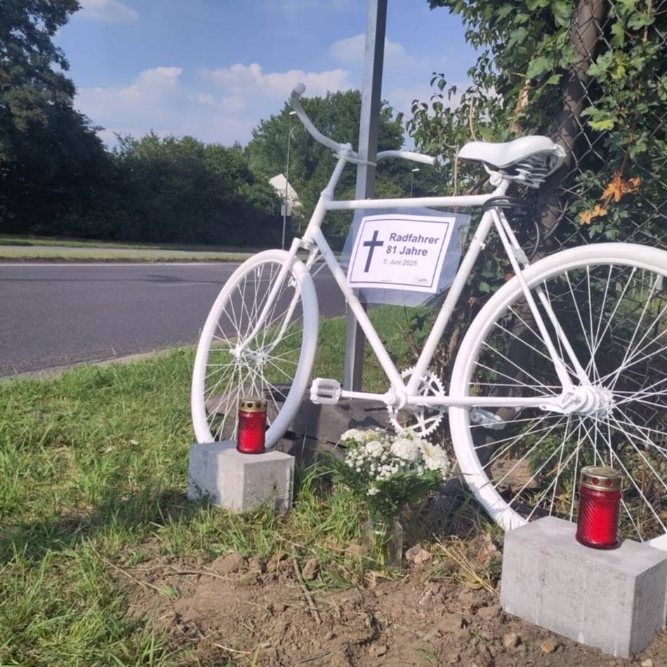 Whitebikes in Krefeld: ADFC: Erneut Demo in Gedenken an getöteten Radfahrer