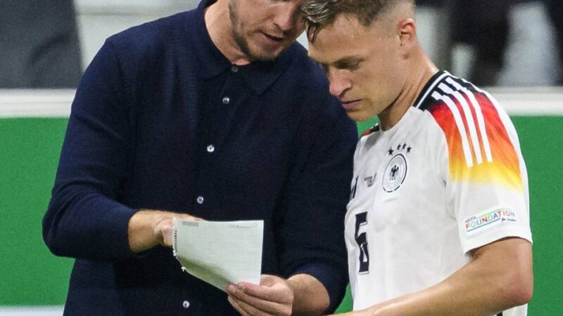 Mit Blick auf die WM: Bundestrainer Nagelsmann kündigt an: Kimmich zurück auf die Sechs