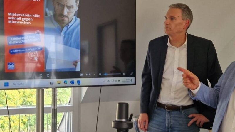 Anzeige geht direkt an die Wohnungsaufsicht: Mietwucher-Tool des Düsseldorfer Mietervereins – „Wir wollen der Stadt Druck machen“