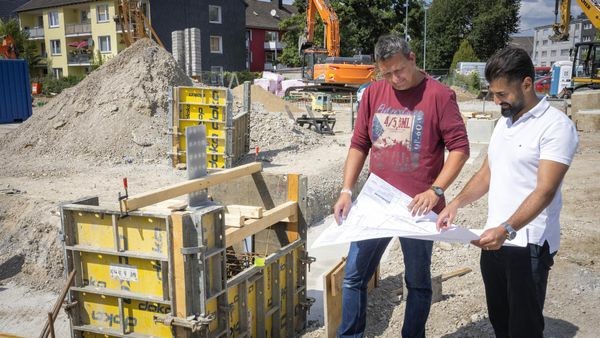 „Der Termin steht“: Hochbetrieb auf Aldi-Baustelle in Velbert