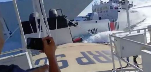 Philippinen: Chinesische Schiffe kollidieren offenbar bei Attacke auf philippinisches Boot