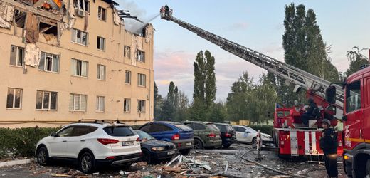 Ukraine-Krieg: Tote und Verletzte bei russischen Drohnenangriffen auf Charkiw und Odessa