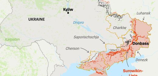 Ukraine-Krieg: Dies sind die ukrainischen Gebiete, über die in Alaska verhandelt wird – Kartenanalyse