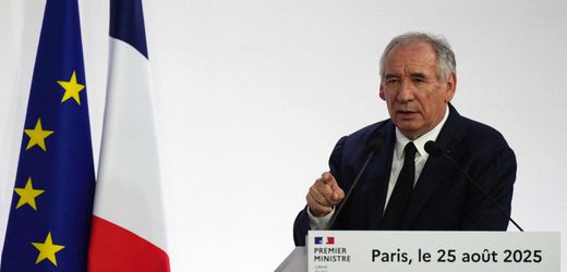 Frankreich: Premierminister François Bayrou stellt Vertrauensfrage wegen Streit über Sparhaushalt