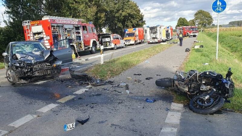 Unfälle mit Verletzten erfasst: An diesen Stellen krachte es – was der Unfallatlas für Goch und Uedem zeigt