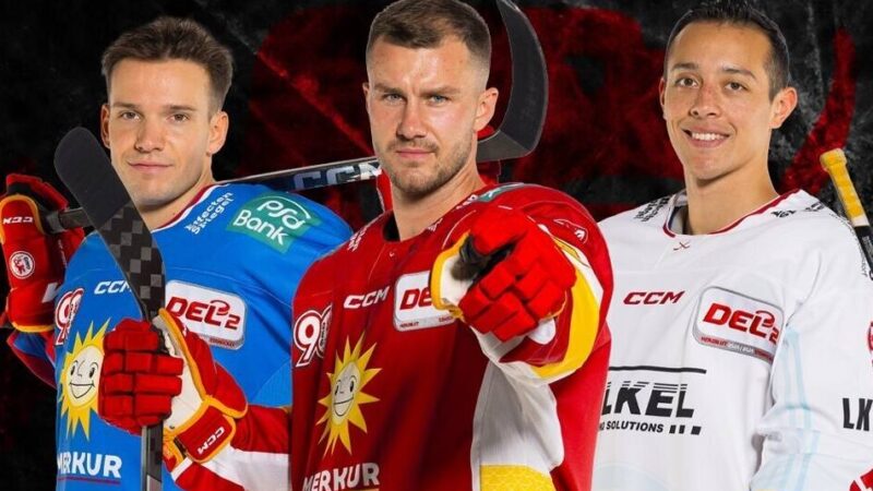 Reminiszenz an die Klubhistorie: So sehen die DEG-Trikots für die DEL2-Saison 2025/26 aus