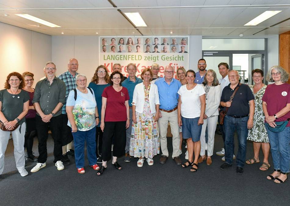 Plakatkampagne: „Wir für Demokratie“: 55 Langenfelder zeigen Gesicht