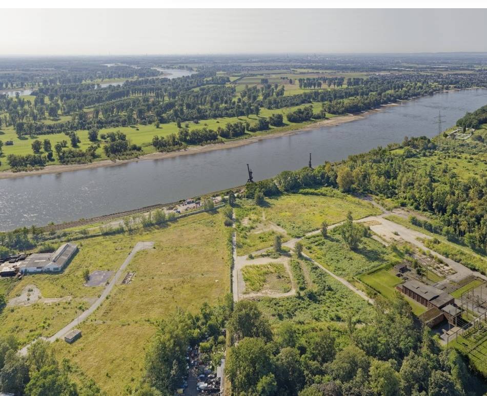 Fläche Am Trippelsberg: Neue, alte Ideen für den Reisholzer Hafen – von Marina bis Diskothek