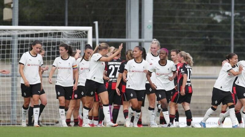 „Sehr positives Ergebnis“: Borussia-Frauen starten mit einer Premiere in Frankfurt
