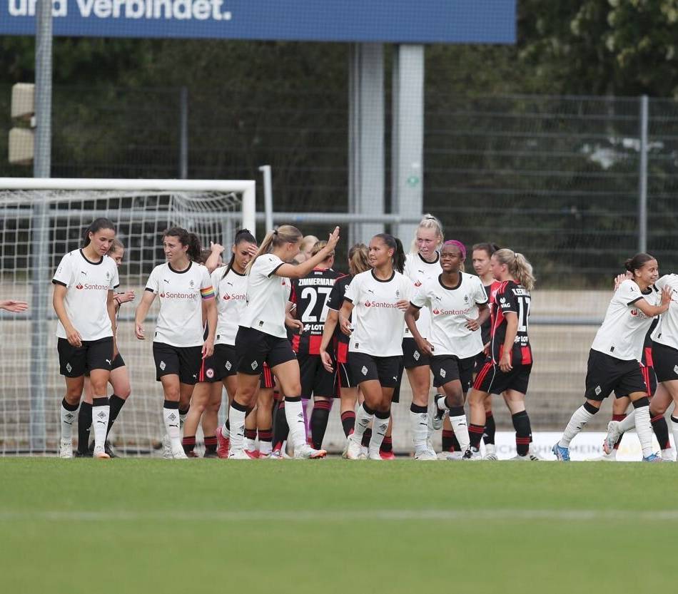 „Sehr positives Ergebnis“: Borussia-Frauen starten mit einer Premiere in Frankfurt