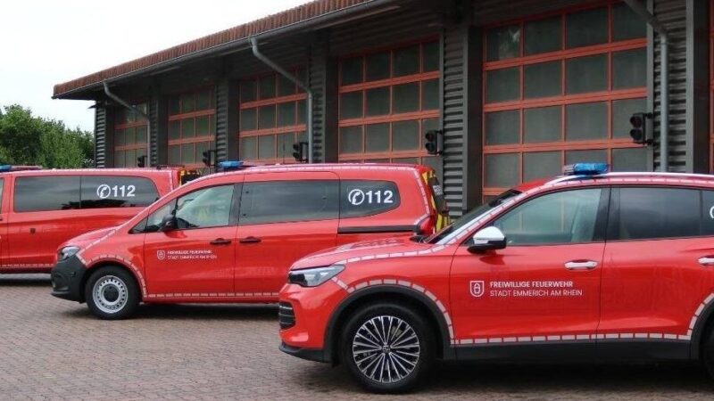 Emmerich: Neue Fahrzeuge für die Feuerwehr