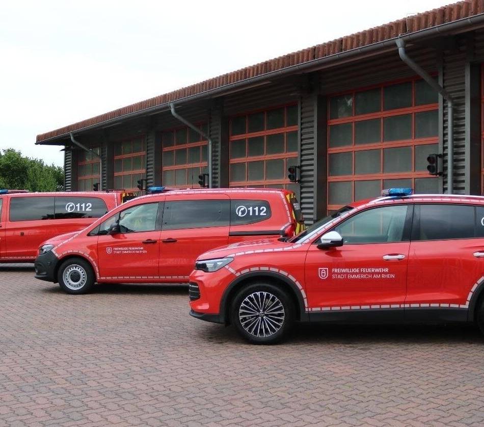 Emmerich: Neue Fahrzeuge für die Feuerwehr