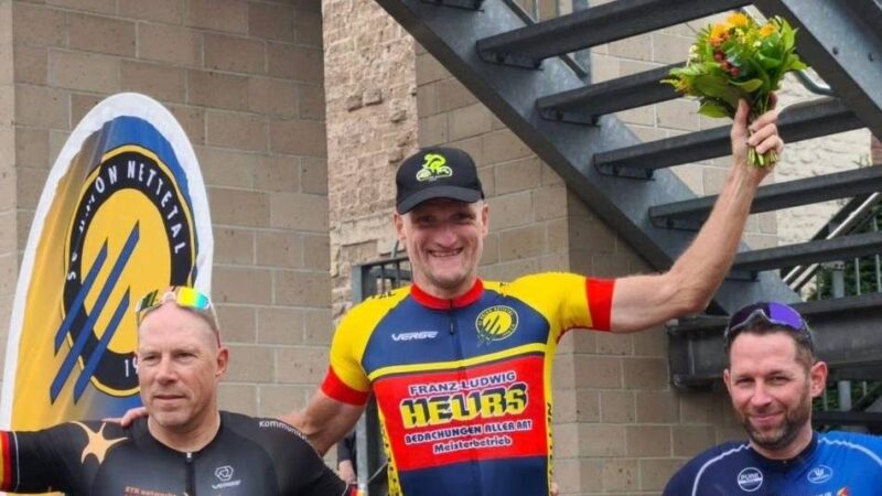 SC Union-Radfahrer ist ein Dauerbrenner: Rainer Beckers gewinnt den „Großen Preis von Nettetal“