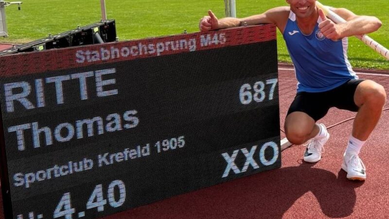 Moerser Leichtathletik-Familie gewinnt sechs Titel: Ritte-Festspiele bei der Masters-DM in Gotha
