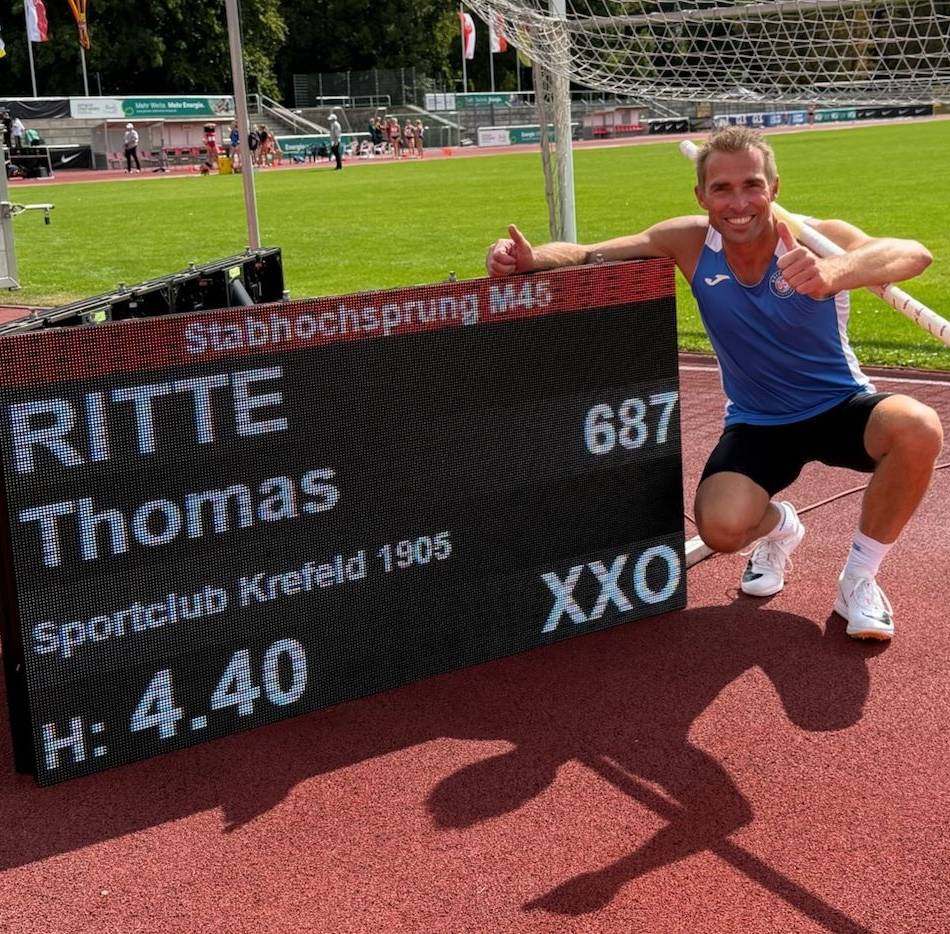 Moerser Leichtathletik-Familie gewinnt sechs Titel: Ritte-Festspiele bei der Masters-DM in Gotha