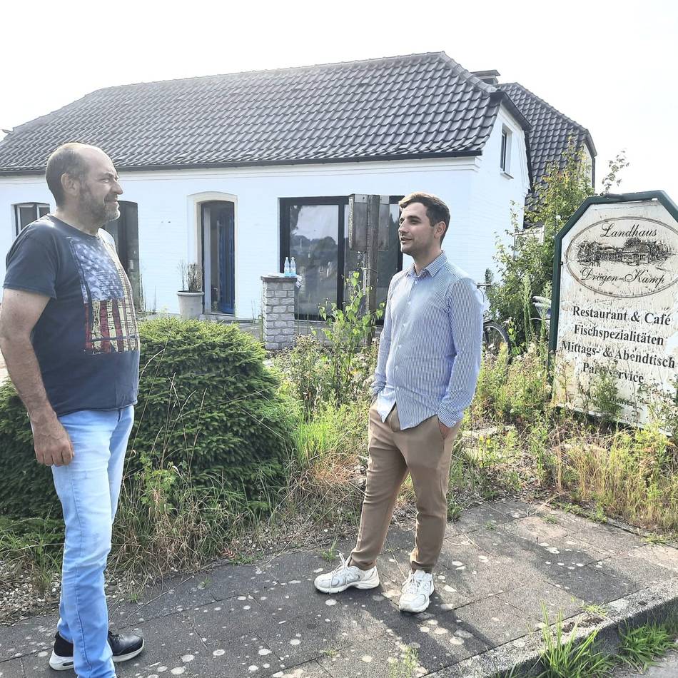 Baustelle im Ex-Landhaus Drögenkamp: Was die neuen Besitzer des ehemaligen Ausflugslokals in Wesel-Bislich vorhaben