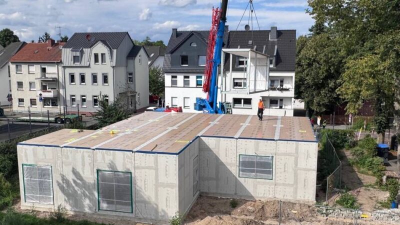 Erweiterungsbau in Dinslaken: Modul für Modul – So wächst die Klaraschule